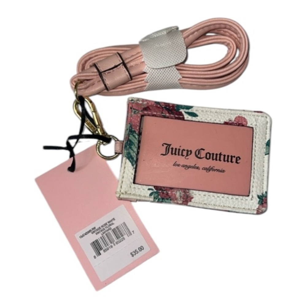New Juicy Couture Lanyard I.D. Card Holder detachable strap - Picture 6 of 11